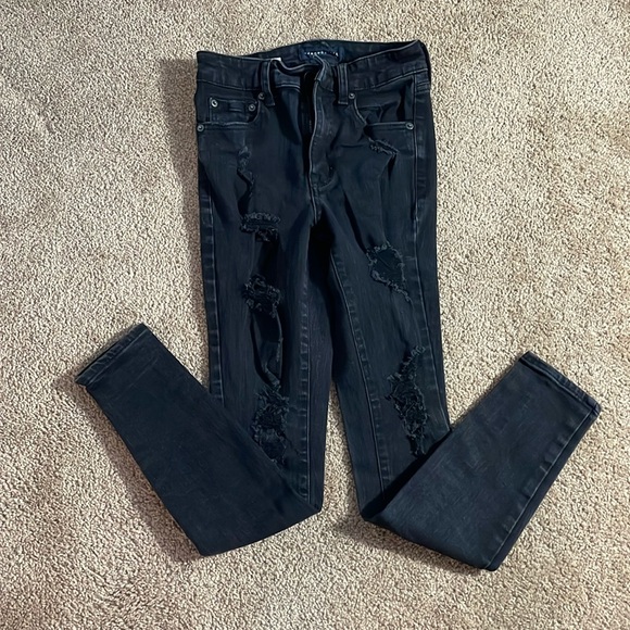 Aeropostale Skinny Black Jeans - Picture 1 of 3